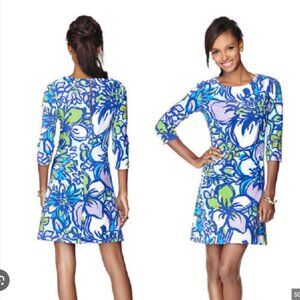 Lilly Pulitzer Charlene Dress Spectrum Blue Lilac